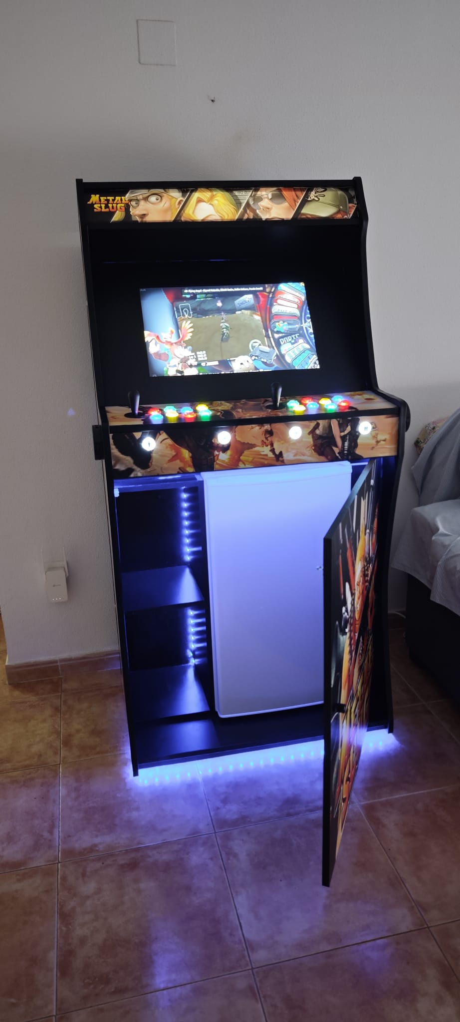 Arcade recién terminada en taller